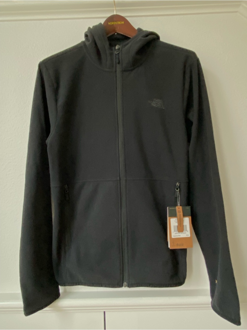 The North Face Black TKA Glacier Full Zip Hoodie (TNF Black Size S)